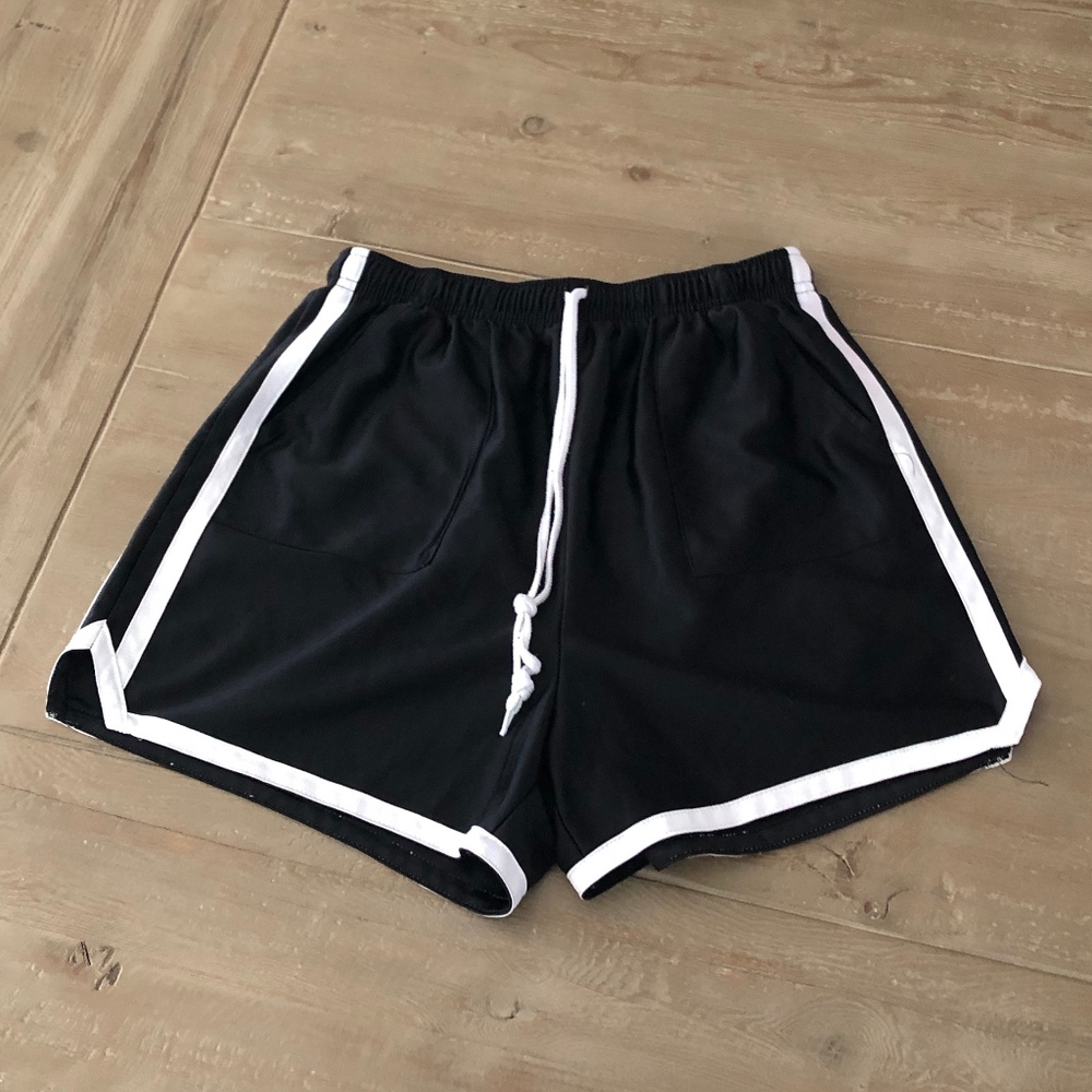 Hibbett Sports Black Drawstring Shorts - Size S